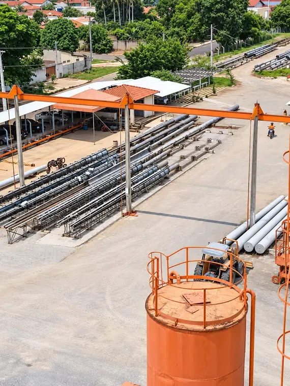 Postes de concreto no Tocantins